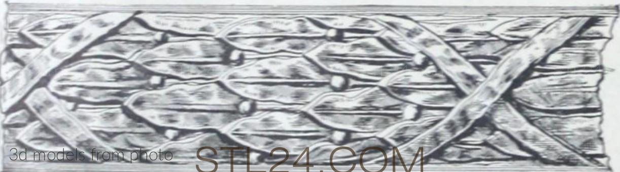 Бордюры (MOULDING_0617 -  | 3D model 3DSMAX / OBJ / STL) 3D модель для ЧПУ станка